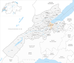 Karte Gemeinde Yverdon-les-Bains 2013
